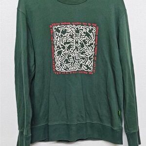 Uniqlo Dark Green Knit Top